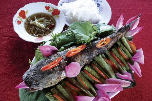 cá lóc nướng trui