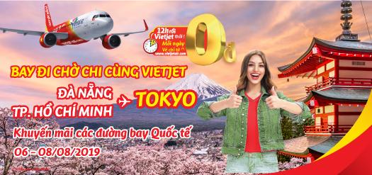 Vietjet khuyến mãi hàng triệu vé 0 đồng bay đi chờ chi