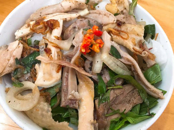 Bánh ướt lòng gà