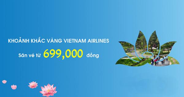 Vietnam Airlines khuyến mãi vé máy bay nội địa