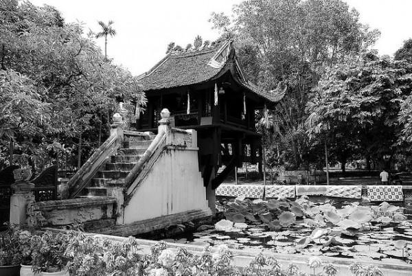 Chùa Một Cột được xây dựng vào năm 1049 và được xây theo những gì vua Lý Thái Tông đã nhìn thấy