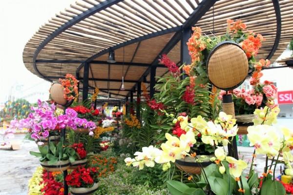 Khu vực trưng bày hoa địa lan hứa hẹn sẽ là nơi thu hút đông đúc du khách trong dịp Tết.