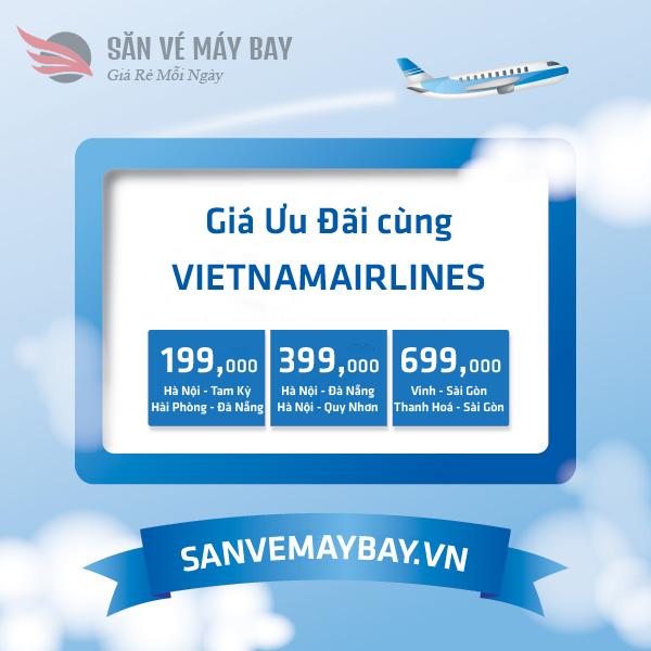 Bão giá vé máy bay giá rẻ của Vietnam Airlines