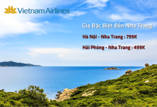 Ngập tràn vé máy bay đi Nha Trang khuyến mãi của Vietnam Airlines