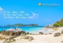 Hấp dẫn với loạt vé máy bay khuyến mãi tháng 3 của Vietnam Airlines