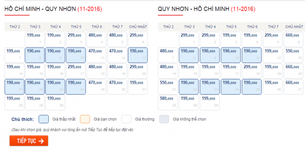 Săn vé máy bay giá rẻ đi Quy Nhơn