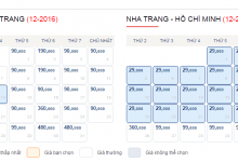 Săn vé máy bay đi Nha Trang của Vietjet Air chỉ từ 29000 đồng