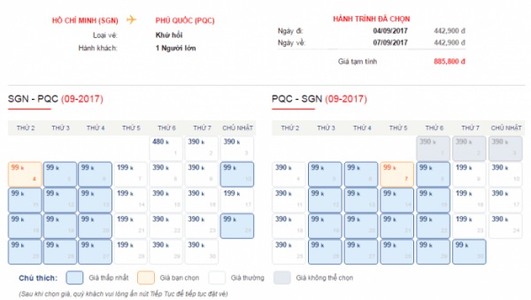 Đặt vé máy bay giá rẻ đi Phú Quốc tại sanvemaybay.vn