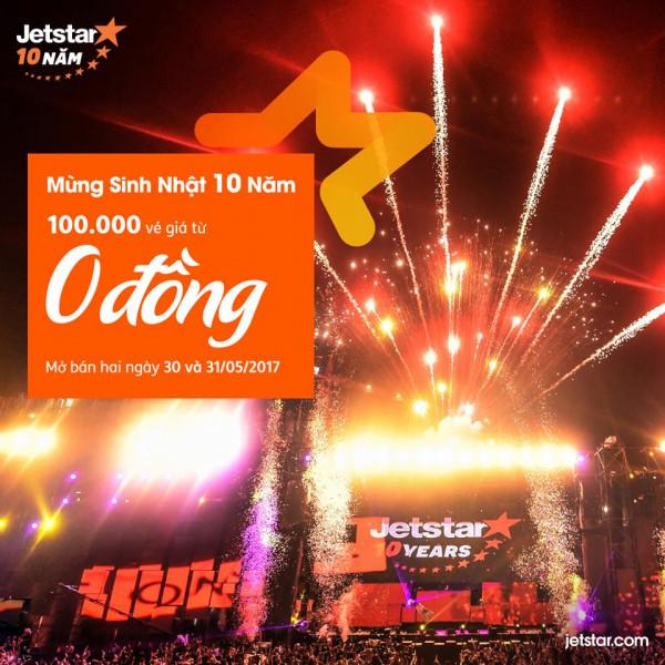Jetstar mở bán 100k vé máy bay giá rẻ chỉ từ 0 đồng
