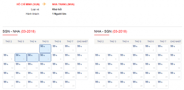 Săn vé máy bay giá rẻ đi Nha Trang chỉ từ 99000 đồng
