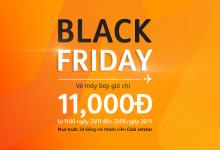 Black Friday vé máy bay siêu giảm giá chỉ từ 11k