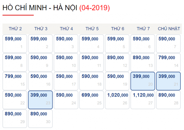 Đặt vé máy bay đi Hà Nội giá chỉ từ 399k