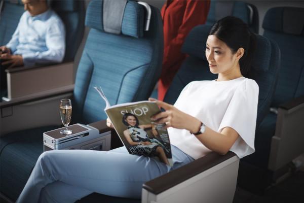 Khoang phổ thông của Cathay Pacific