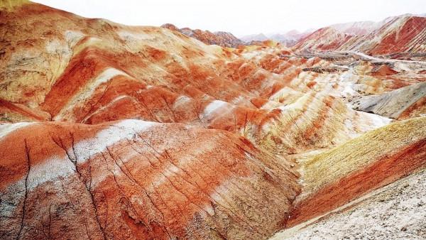 Vùng địa chất núi Zhangye Danxia6