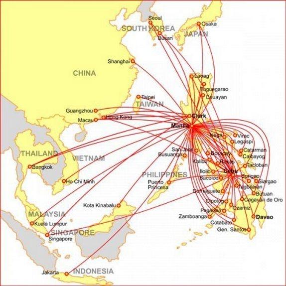 Đường bay  của Cebu Pacific