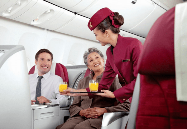 Dịch vụ sang trọng của Qatar Airways