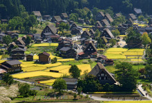Cảnh sắc tuyệt vời ở làng cổ Shirakawago, Nhật Bản