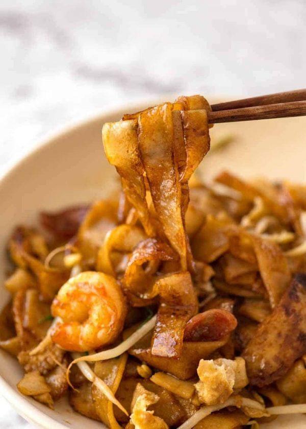 ẨM THỰC THIÊN ĐƯỜNG ĐƯỜNG PHỐ MALAYSIA THỰC PHẨM CHAR KWAY TEOW PENANG