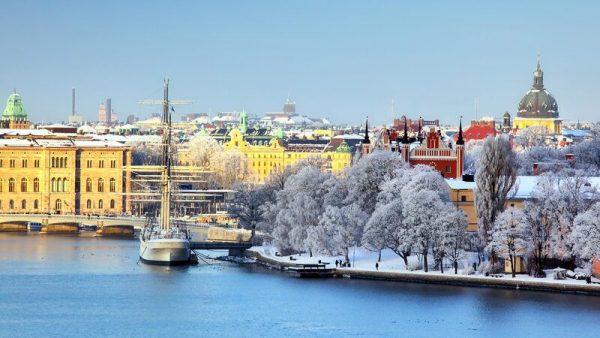 Quần đảo Stockholm vào mùa đông