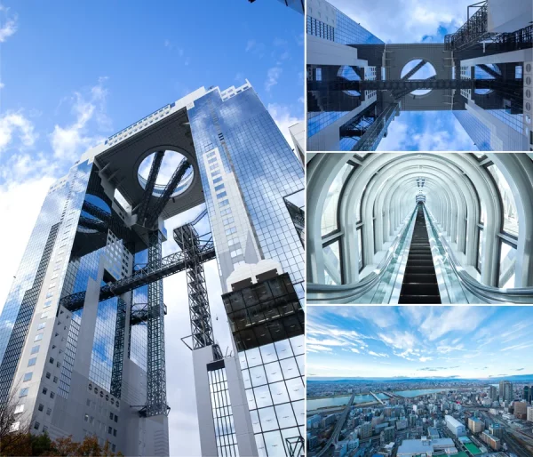 Tòa nhà chọc trời Umeda Sky Building độc đáo ở Osaka