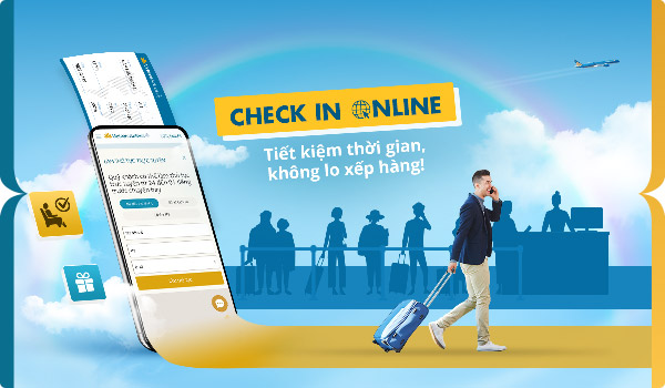 Check in online trước bao lâu?