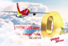 Giá vé máy bay nội địa Vietjet