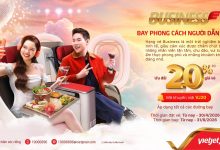 Vietjet chơi lớn giảm 20% vé Deluxe SkyBoss và Business