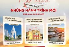 Sun PhuQuoc Airways mở bán 03 đường bay nội địa mới
