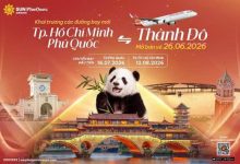 Sun PhuQuoc Airways mở đường bay mới đến Thành Đô