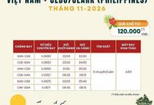 Vietjet chính thức mở đường bay TP.HCM – Cebu/Clark